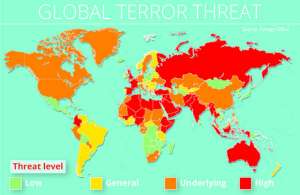 mapa terorizma u svetu