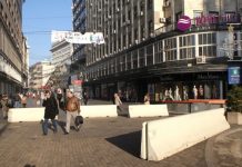 Praznične pripreme: Beograd dobio betonske barikade za bezbednost pešaka