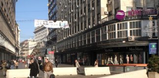 Praznične pripreme: Beograd dobio betonske barikade za bezbednost pešaka