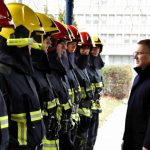 Stefanović obišao polaznike 3. klase osnovne obuke pripadnika vatrogasno-spasilačkih jedinica Stefanović obišao polaznike 3. klase osnovne obuke pripadnika vatrogasno-spasilačkih jedinica
