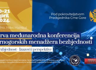 Odbrojavanje je počelo: Još samo dva dana do „Prve Međunarodne konferencije crnogorskih menadžera bezbednosti“! odbrojavanje-je-pocelo-jos-samo-dva-dana-do-prve-medjunarodne-konferencije-crnogorskih-menadzera-bezbednosti