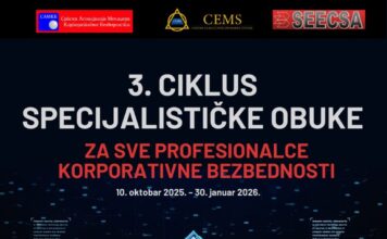 NE PROPUSTITE: III ciklus specijalističke obuke za menadžere korporativne bezbednosti NE PROPUSTITE: III ciklus specijalističke obuke za menadžere korporativne bezbednosti
